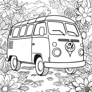 Classic Vw Van Coloring Page 30109-27088