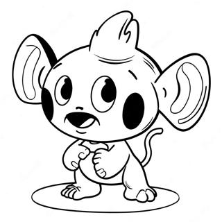 Kwami Tikki In Action Coloring Page 30129-27101