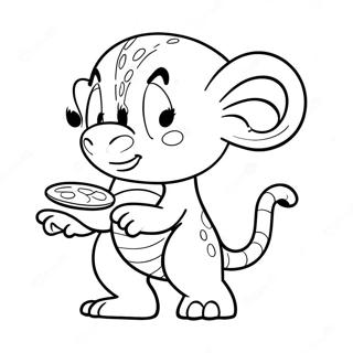 Kwami Tikki In Action Coloring Page 30129-27102