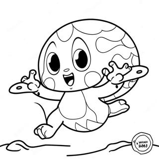 Kwami Tikki In Action Coloring Page 30129-27103