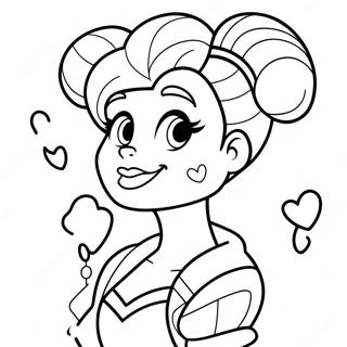 Punk Disney Princess Coloring Page 30148-27114