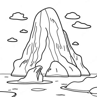 Iceberg Wonderland Coloring Page 30158-27122