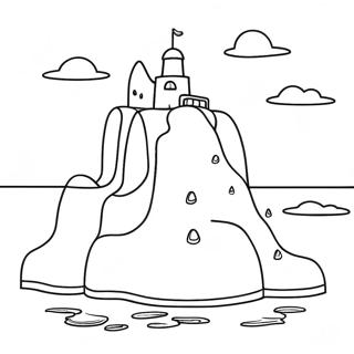 Iceberg Wonderland Coloring Page 30158-27124