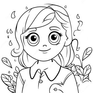 Cute Picsart Preppy Characters Coloring Page 30169-27134