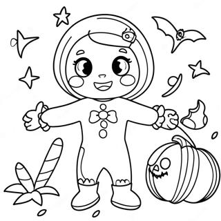 Cocomelon Halloween Coloring Pages