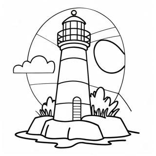 Lighthouse Coloring Page 3018-2442