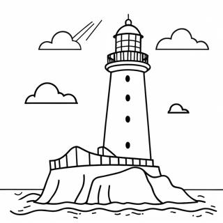 Lighthouse Coloring Page 3018-2443