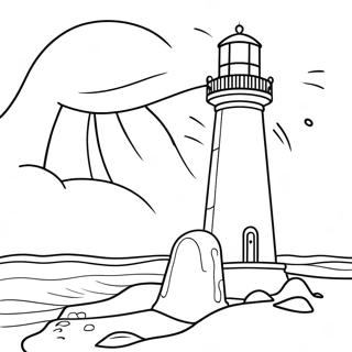 Lighthouse Coloring Page 3018-2444