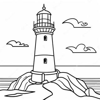 Lighthouse Coloring Page 3018-2468