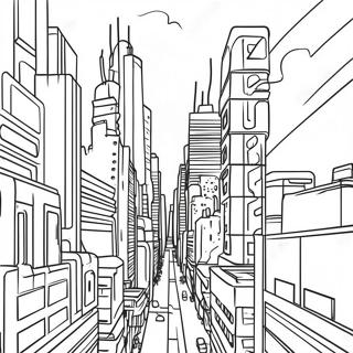 Cyberpunk Coloring Pages