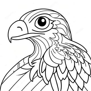 Jet The Hawk Coloring Page 30228-27179