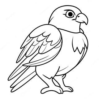 Jet The Hawk Coloring Page 30228-27180