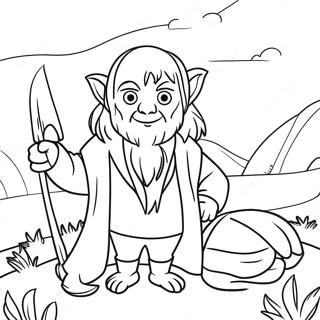 The Hobbit Coloring Page 30238-27187