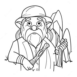 The Hobbit Coloring Page 30238-27188