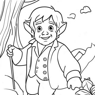 Bilbo Baggins Adventure Coloring Page 30239-27190