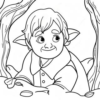 Bilbo Baggins Adventure Coloring Page 30239-27191