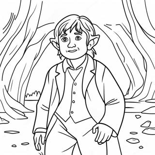 Bilbo Baggins Adventure Coloring Page 30239-27192