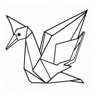 Origami Crane Coloring Page 30258-27204