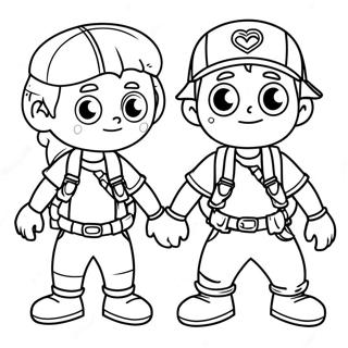 Adventurous Tle Characters Coloring Page 30279-27222