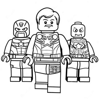 Lego Avengers Coloring Page 3028-2450