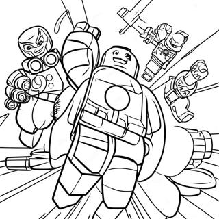 Lego Avengers Coloring Page 3028-2473