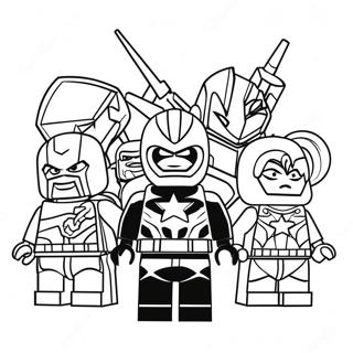 Lego Avengers Coloring Page 3028-2474