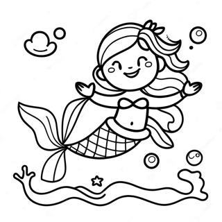 Boy Mermaid Coloring Page 30298-27234