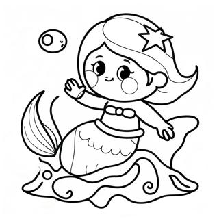 Boy Mermaid Coloring Page 30298-27235