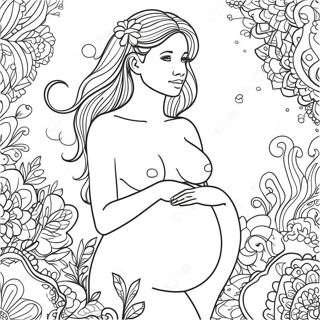 Pregnancy Coloring Pages