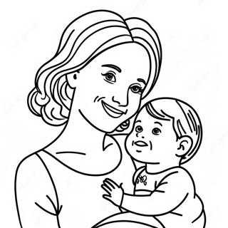 Happy Expecting Mother Coloring Page 30319-27252