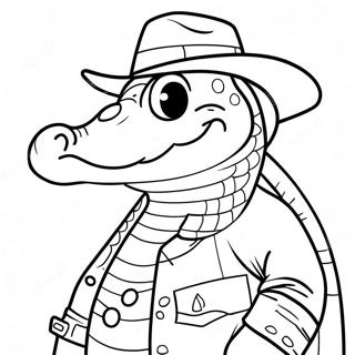 Montgomery Gator Coloring Page 30358-27278