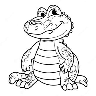 Montgomery Gator Coloring Page 30358-27279