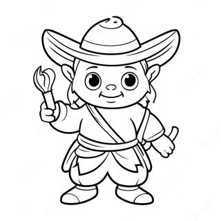 Banban Character Adventure Coloring Page 30399-27315