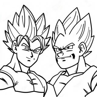 Goku And Vegeta Coloring Page 30438-27344