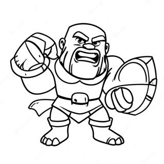 Clash Of Clans Coloring Pages