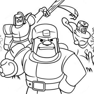 Clash Of Clans Coloring Page 30448-27351