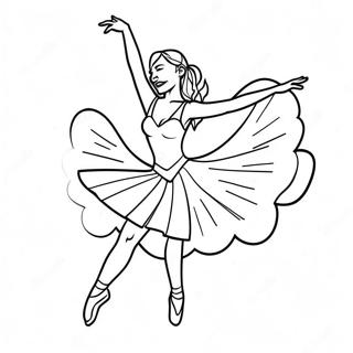 I Love Dance Coloring Pages