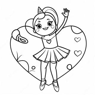 I Love Dance Coloring Page 30468-27367