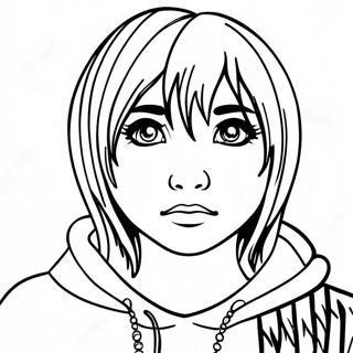 Emo Coloring Page 3048-2491