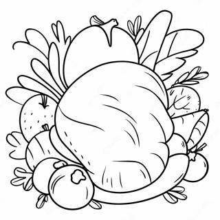 First Thanksgiving Coloring Page 30528-27414