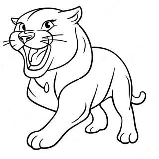 Carolina Panthers Mascot Coloring Page 30539-27425