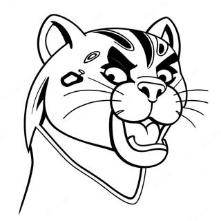 Carolina Panthers Mascot Coloring Page 30539-27426