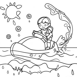 Water Safety Coloring Page 30558-27438