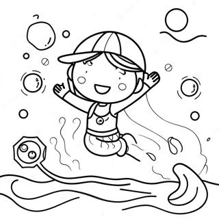 Water Safety Coloring Page 30558-27440