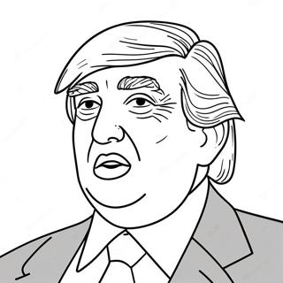 Donald Trump Coloring Pages