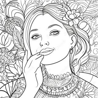 Colorful Pencil Drawing Coloring Page 30589-27465