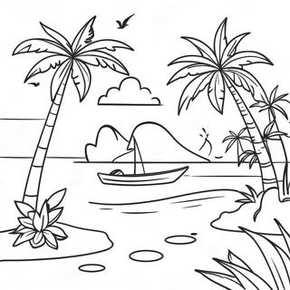 Tropical Coloring Pages