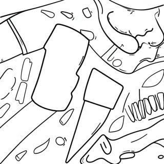 Colorful Bandages And Plasters Coloring Page 30609-27483