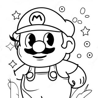 Among Us Mario Character Coloring Page 30638-27502