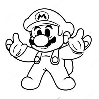 Among Us Mario Character Coloring Page 30638-27503